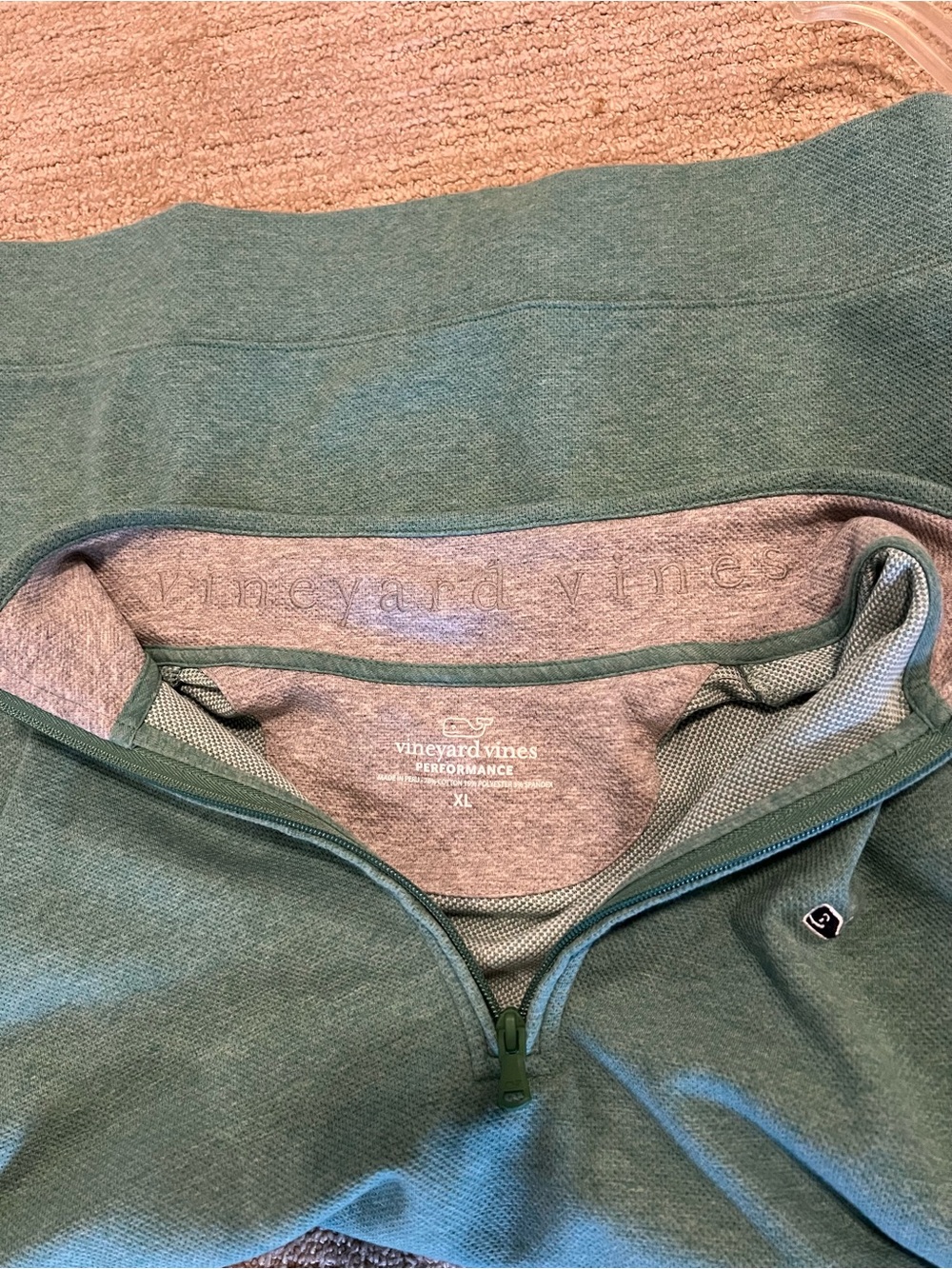 Vineyard Vines Saltwater Quarter-Zip Pullover - Picture 4 of 9
